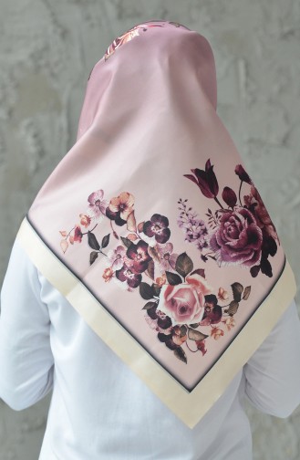 Digital Printed Taffeta Scarf 95087-07 dark Cream 95087-07