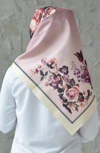 Digital Printed Taffeta Scarf 95087-07 dark Cream 95087-07