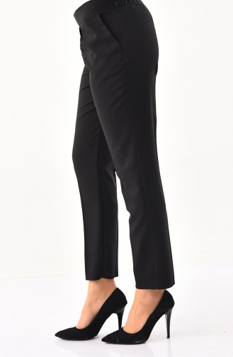 Pantalon Avec Poches 0881-02 Noir 0881-02