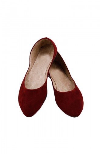 Weinrot Damen Ballerinas 0114-11