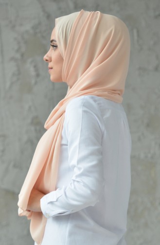 Plain Crepe Shawl 50051-38 Light Beige 38