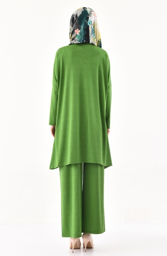 Tunik Pantolon İkili Takım 7810-02 Yeşil