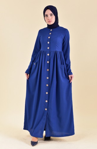 Robe a Boutons 1001-06 İndigo 1001-06