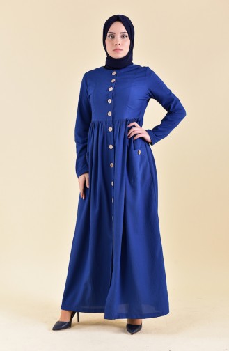 Robe a Boutons 1001-06 İndigo 1001-06
