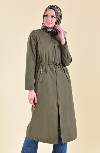 Beli Elastic Trench Coat 5115-01 Khaki 5115-01