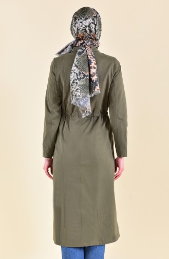 Trench Coat Taille élastique 5115-01 Khaki 5115-01