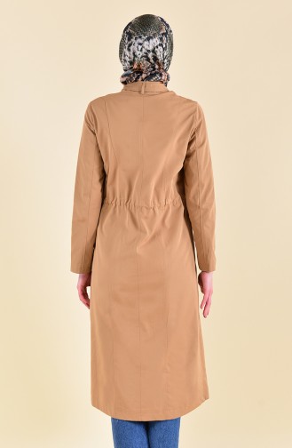 Beli Elastic Trench Coat 5115-02 Camel 5115-02