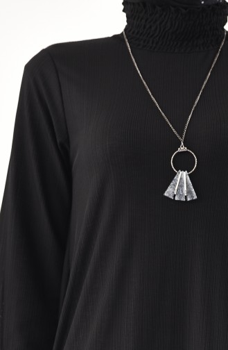 Necklace Tunic 1017-02 Black 1017-02