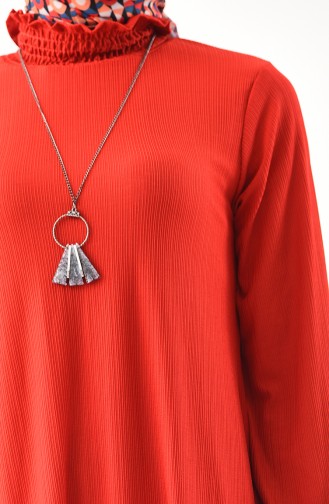 Tunique avec Collier 1017-04 Rouge 1017-04