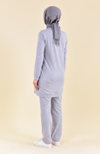 BWEST Printed Tracksuit 8279-04 Gray 8279-04