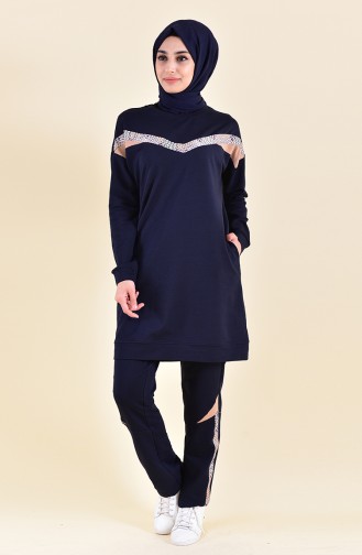 Navy Blue Trainingspak 9002-02