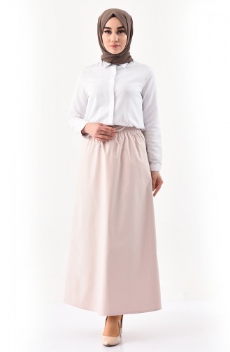 DURAN Elastic Waist Skirt 1202-04 Beige 1202-04