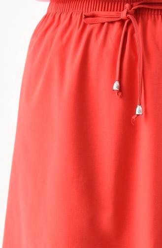 DURAN Elastic Waist Skirt 1202-07 Red 1202-07