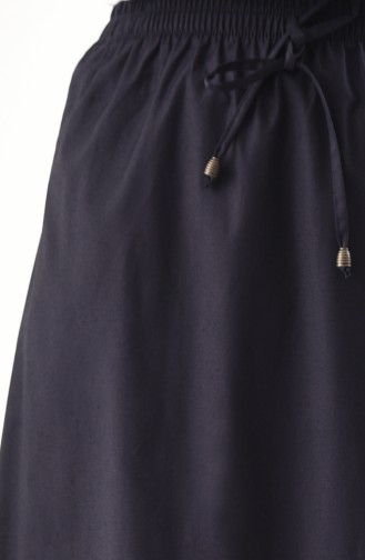 DURAN Elastic Waist Skirt 1202A-02 Navy Blue 1202A-02