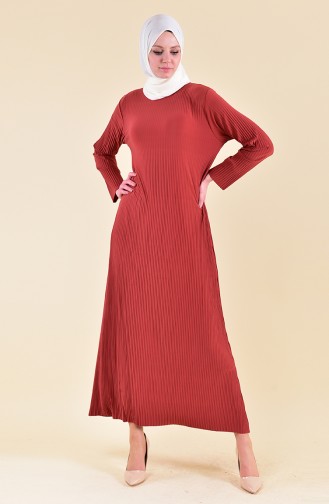 iLMEK Pleated Dress 5217-08 Taba 5217-08