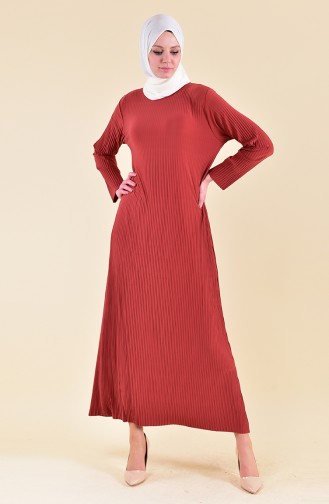 Robe Hijab Tabac 5217-08