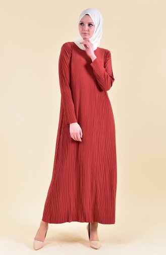 Robe Hijab Tabac 5217-08
