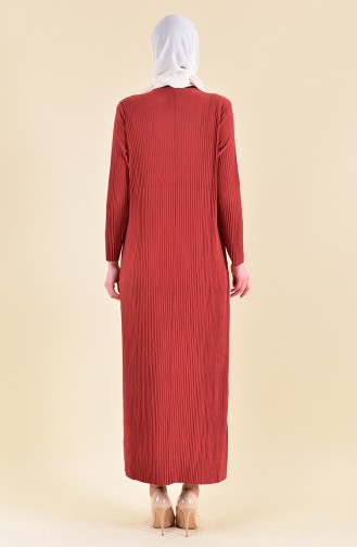 Robe Hijab Tabac 5217-08