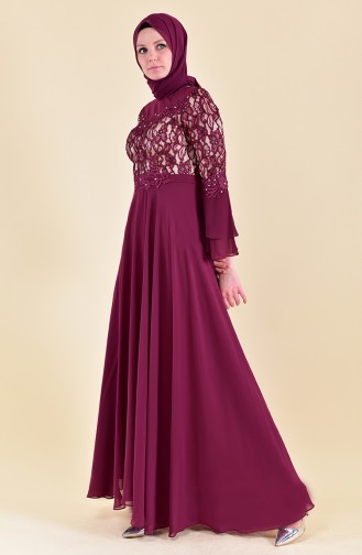 Lace Evening Dress 1082-03 Plu 1082-03