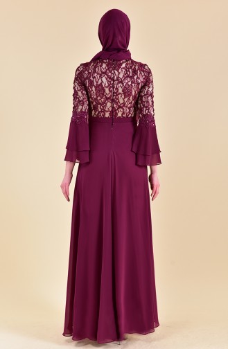 Lace Evening Dress 1082-03 Plu 1082-03