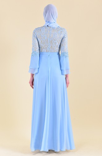 Lace Evening Dress 1082-04 Baby Blue 1082-04