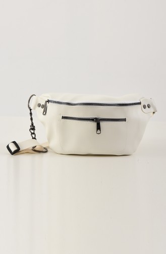 Sac Ceinture Pour Femme U09-02 Blanc 09-02