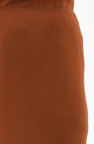 Jupe Crayon Taille élastique 5059-16 Tabac 5059-16