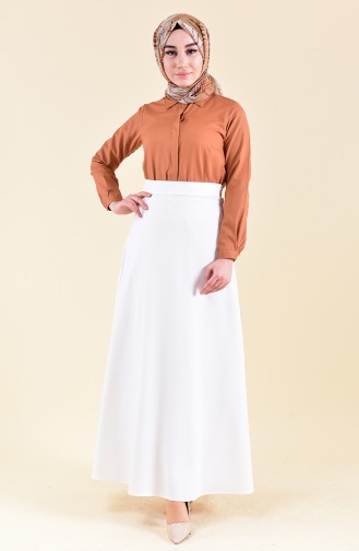 Crepe Skirt 8149-02 light Beige 8149-02