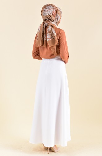 Crepe Skirt 8149-02 light Beige 8149-02