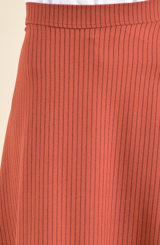 Striped Crepe Skirt 8148-05 Tile 8148-05