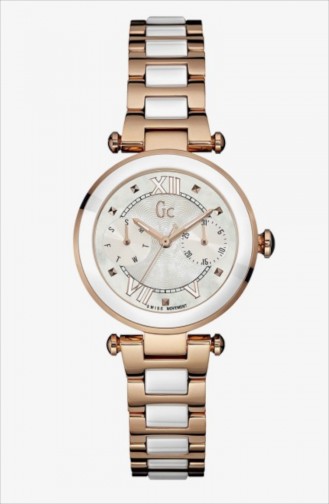 Guess Collectıon Women´s Steel Wristwatch GCY06004L1 White Rose 06004L1