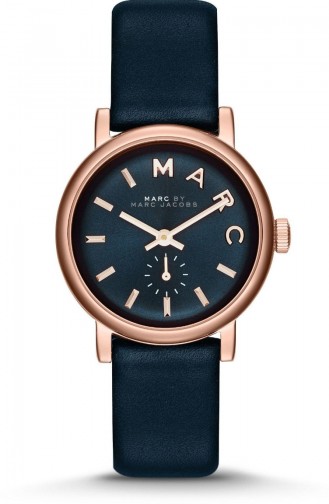 Marc By Marc Jacobs Women´s Leather Wrist Watch MBM1331 Navy Blue 1331