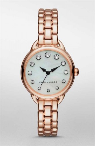 Marc Jacobs Women´s Steel Wrist Watch MJ3511 Pink Gold 3511