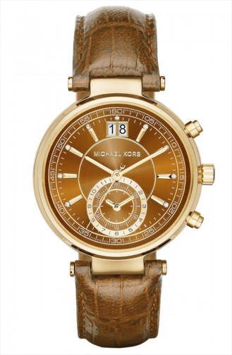 Brown Wrist Watch 2424