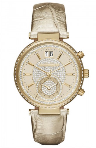 Mıchael Kors Montre Pour Femme MK2444 Jaune 2444