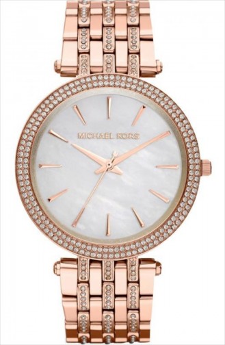 Mıchael Kors Montre Pour Femme MK3220 Rose Gold 3220