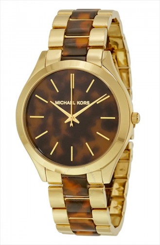 Rose Tan Wrist Watch 4284
