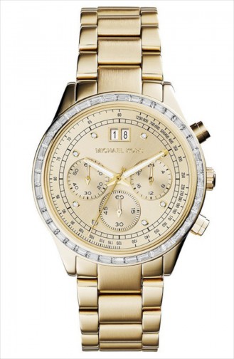 Yellow Wrist Watch 6187