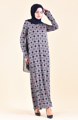 Pattern Dress 99182C-01 Navy 99182C-01