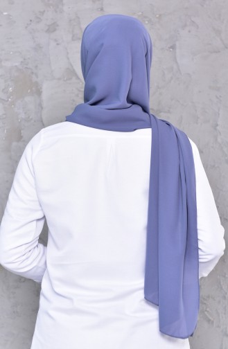 Plain Crepe Shawl 65654-07 Gray 65654-07