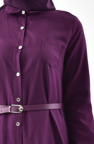 Robe a Ceinture 1280-04 Plum 1280-04