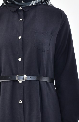 إيليف سو فستان بتصميم حزام للخصر 1280-06 لون أسود 1280-06