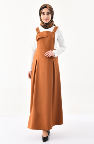 Robe Salopette Sans Manches 4517-07 Moutarde 4517-07