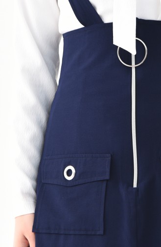 Shirt Gilet Double Suit 4516-01 light Beige Navy Blue 4516-01