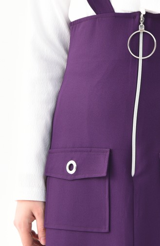 Shirt Gilet Double Suit 4516-03 light Beige Purple 4516-03