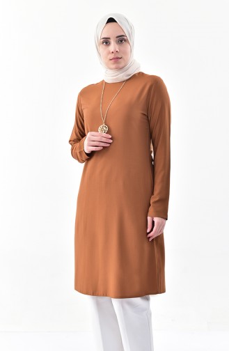 Sude Necklace Detailed Tunic 3164-13 Taba 3164-13