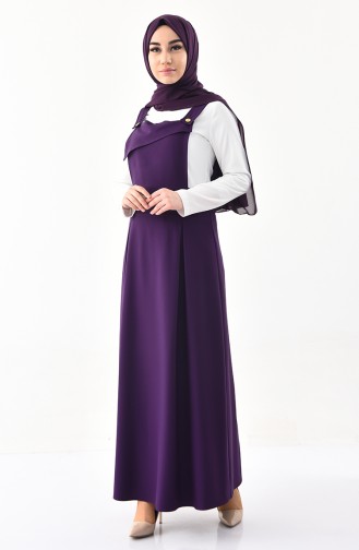 Salopet Gilet Dress 4517-01 Purple 4517-01
