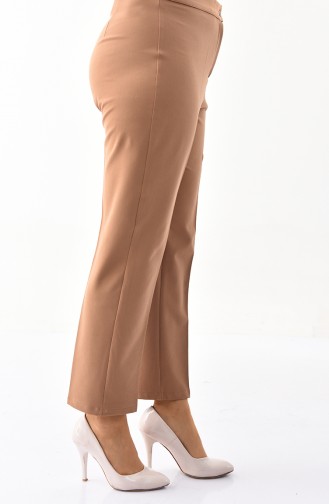 Large Size Straight cuff Pants 1110-03 Maroon 1110-03