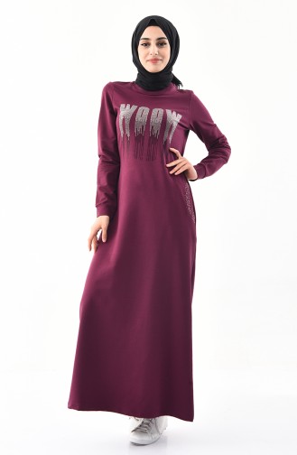 Zwetschge Hijab Kleider 8351-02