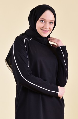 BWEST Striped Tracksuit 9031-05 Black 9031-05